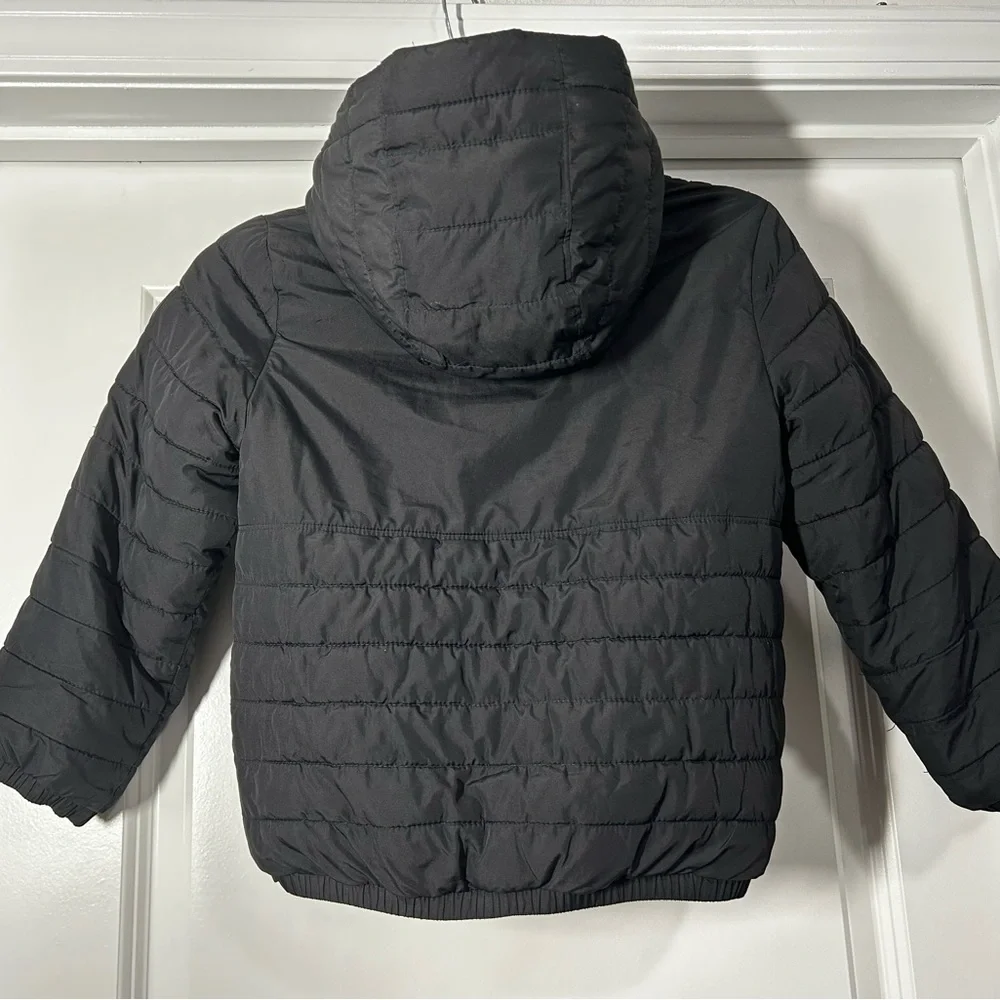 Abercrombie & Fitch Black Hooded‎ Puffer Jacket